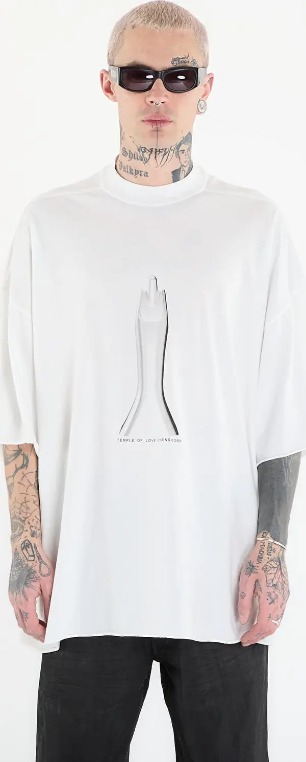 Rick Owens DRKSHDW Majice Rick Owens DRKSHDW Tommy T-Shirt Milk/ Black Universal
