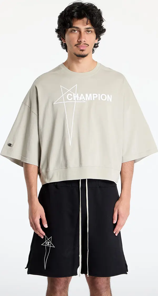 Rick Owens DRKSHDW Majice Rick Owens DRKSHDW x Champion Tommy Cropped Tee Pearl L