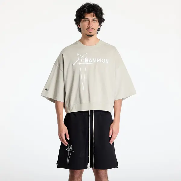 Rick Owens DRKSHDW Majice Rick Owens DRKSHDW x Champion Tommy Cropped Tee Pearl XXL