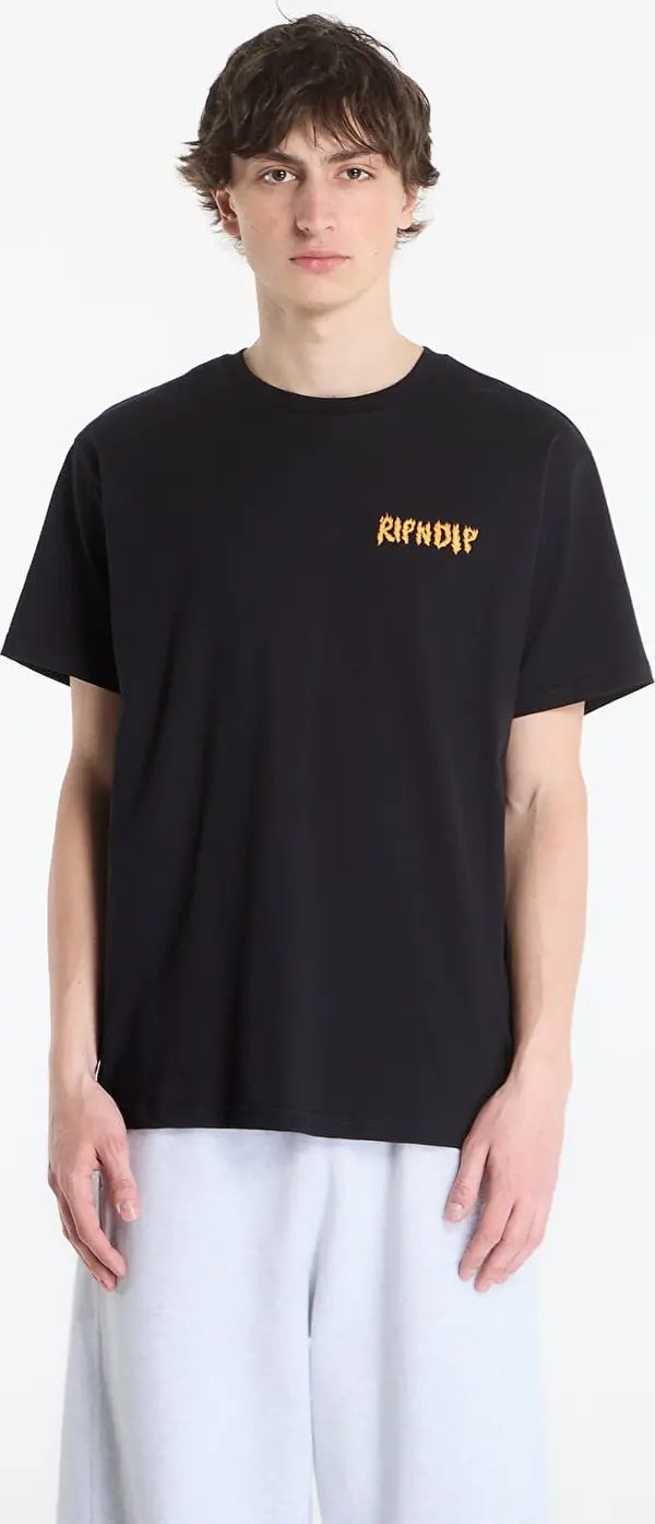 RIPNDIP Majice RIPNDIP Burn Tee Black Wash XXL
