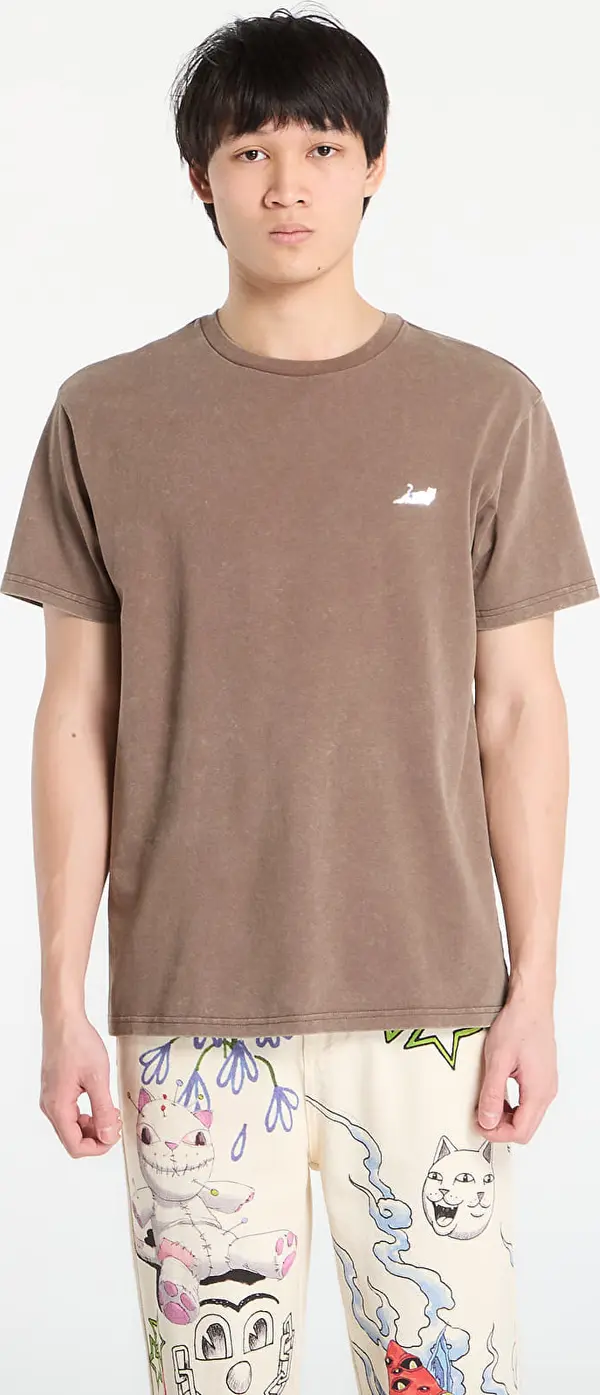 RIPNDIP Majice RIPNDIP Castanza Short Sleeve Tee Brown Vintage Wash M