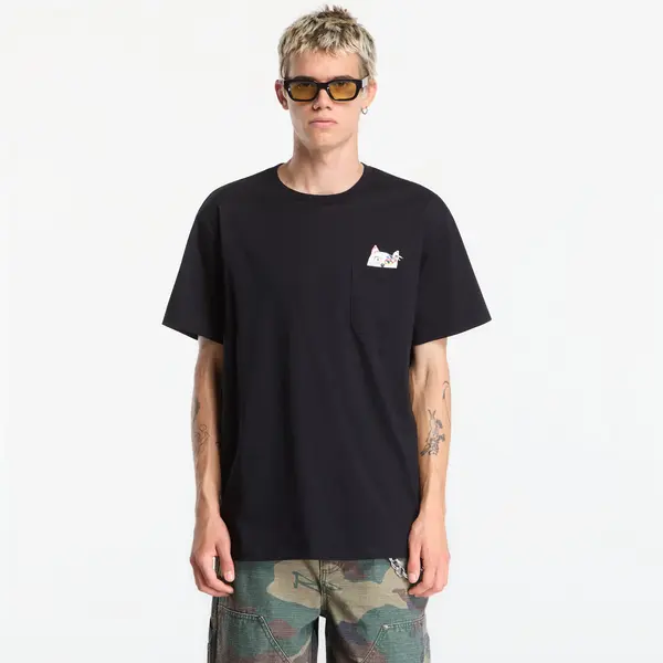 RIPNDIP Majice RIPNDIP Lord Nermal Collage Pocket Tee Black L