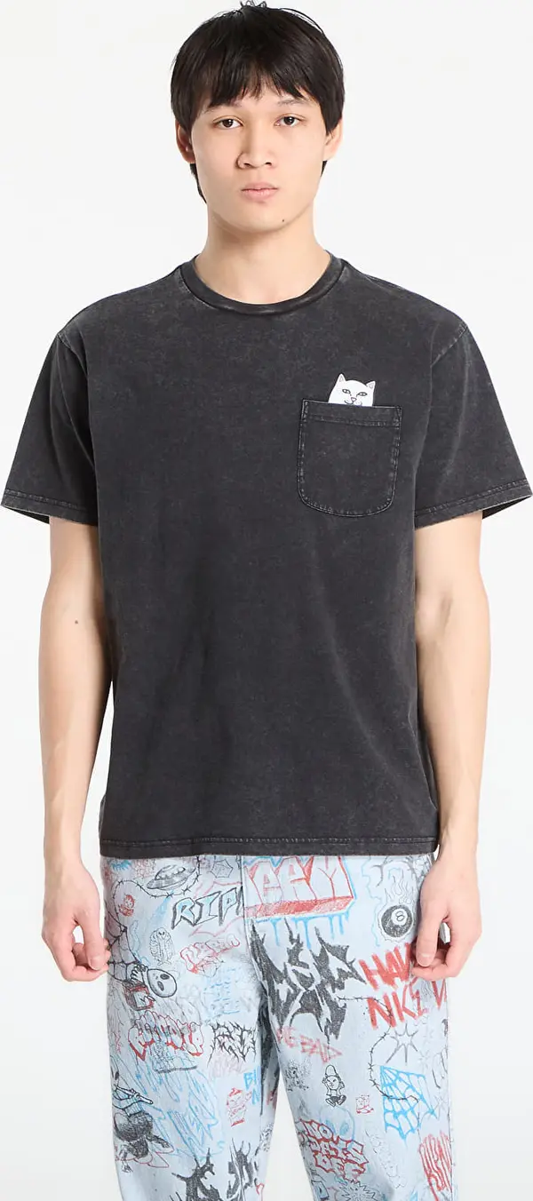 RIPNDIP Majice RIPNDIP Lord Nermal Pocket Tee Black Vintage Wash M