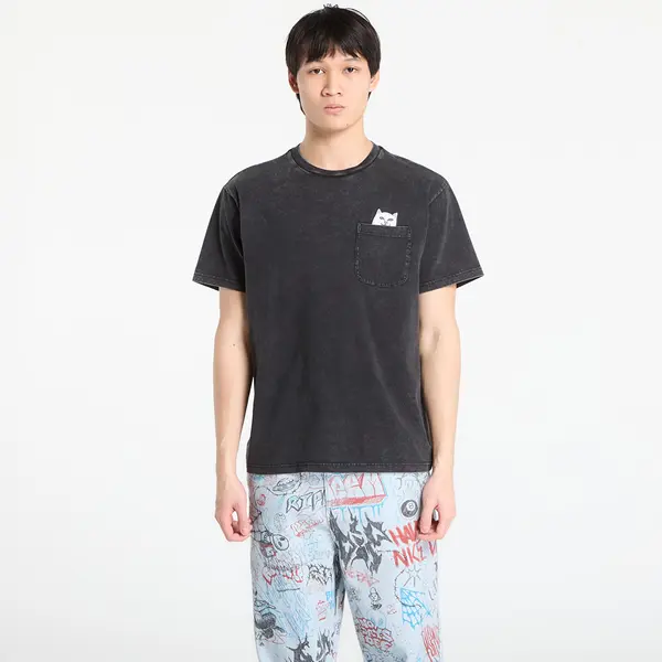 RIPNDIP Majice RIPNDIP Lord Nermal Pocket Tee Black Vintage Wash S