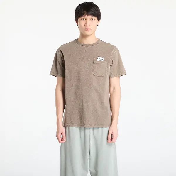 RIPNDIP Majice RIPNDIP Lord Nermal Pocket Tee Brown Vintage Wash M