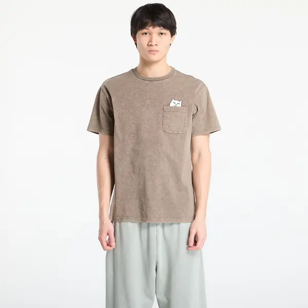 RIPNDIP Majice RIPNDIP Lord Nermal Pocket Tee Brown Vintage Wash XXL