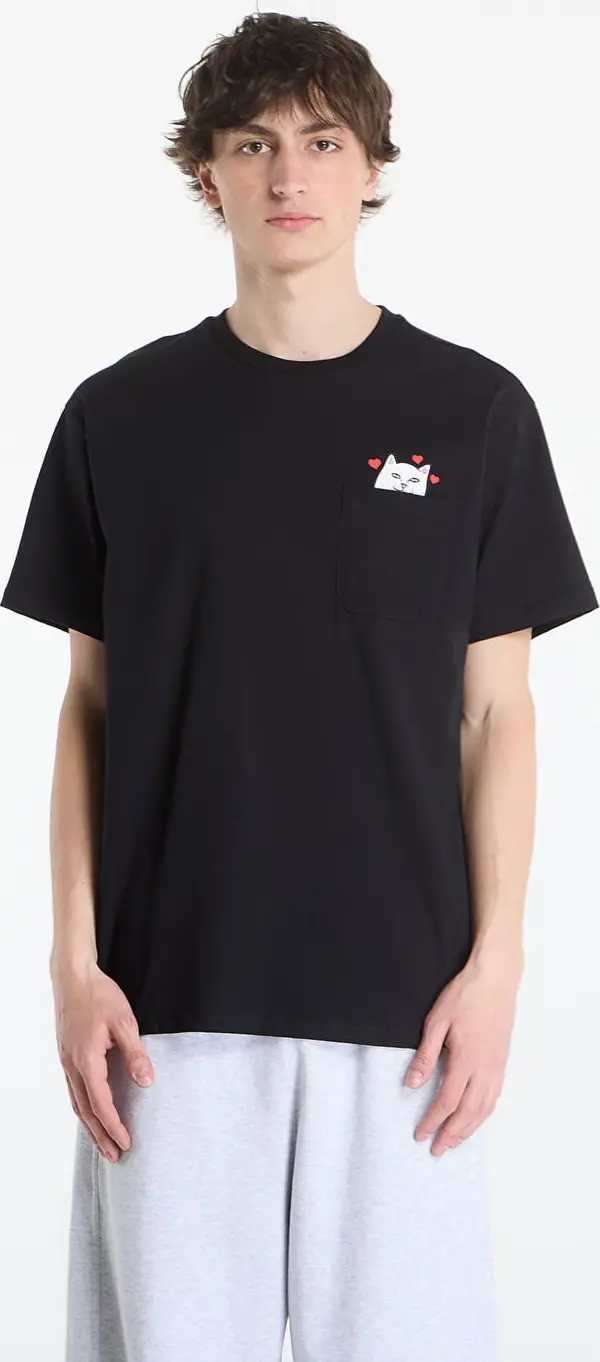 RIPNDIP Majice RIPNDIP Nermal Loves Pocket Tee Black Wash XXL