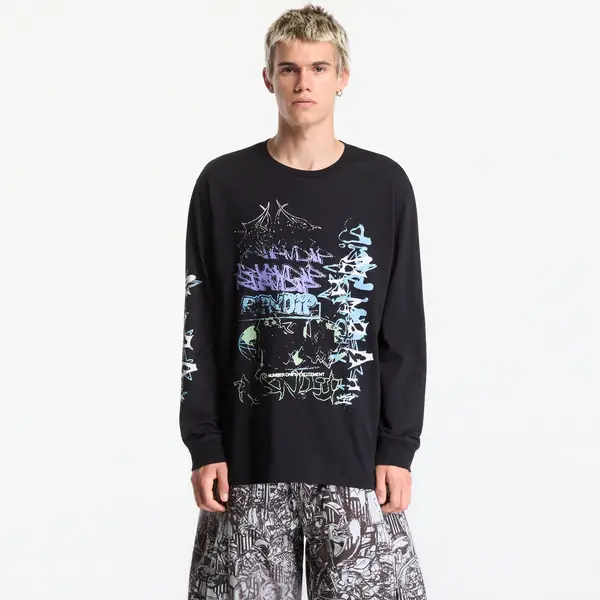 RIPNDIP Majice RIPNDIP World Wide Madness LS Charcoal XXL