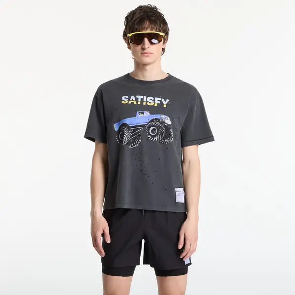 Satisfy Majice Satisfy MothTech T-Shirt Aged Black EST5 L