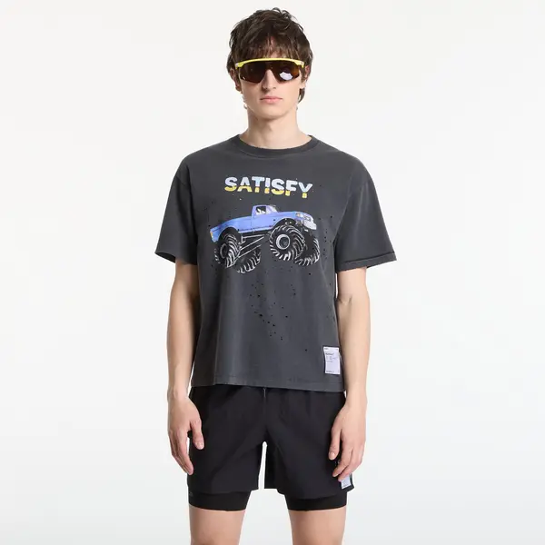 Satisfy Majice Satisfy MothTech T-Shirt Aged Black EST5 M