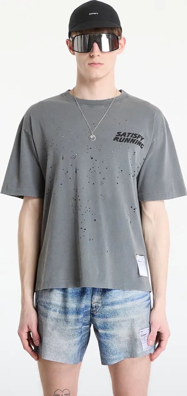 Satisfy Majice Satisfy MothTech T-Shirt Faded Black XL