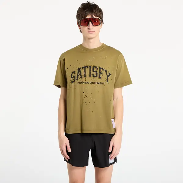 Satisfy Majice Satisfy MothTech T-Shirt Sun Bleached Military Olive M