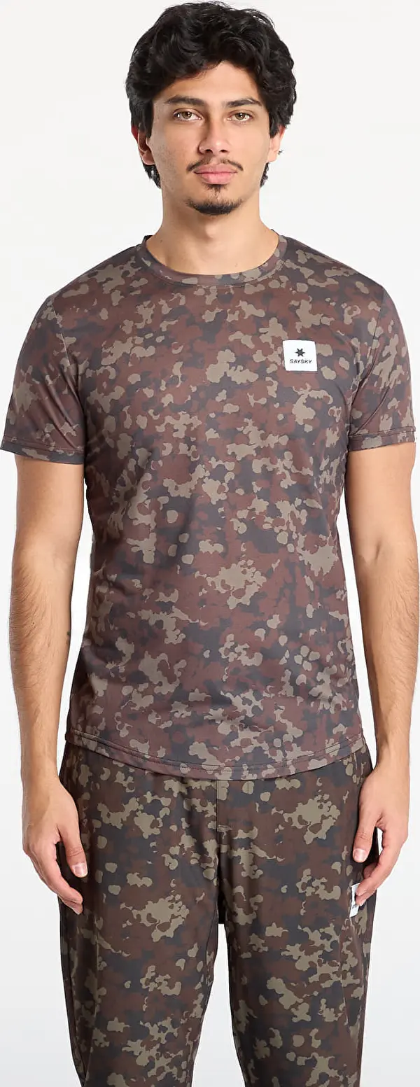 SAYSKY Majice SAYSKY Camo Combat T-Shirt Brown AOP XL