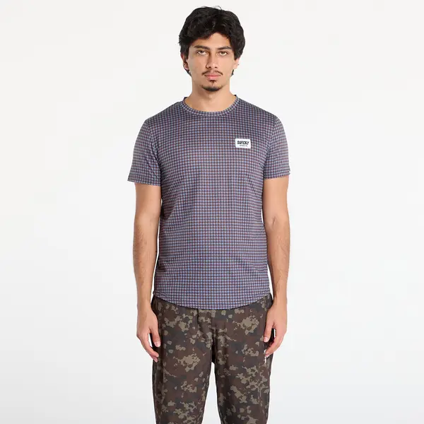 SAYSKY Majice SAYSKY Houndstooth Combat T-Shirt Blue Aop M