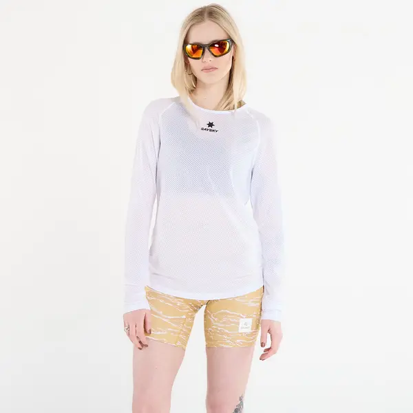SAYSKY Majice SAYSKY Mesh Base Layer Long Sleeve White L