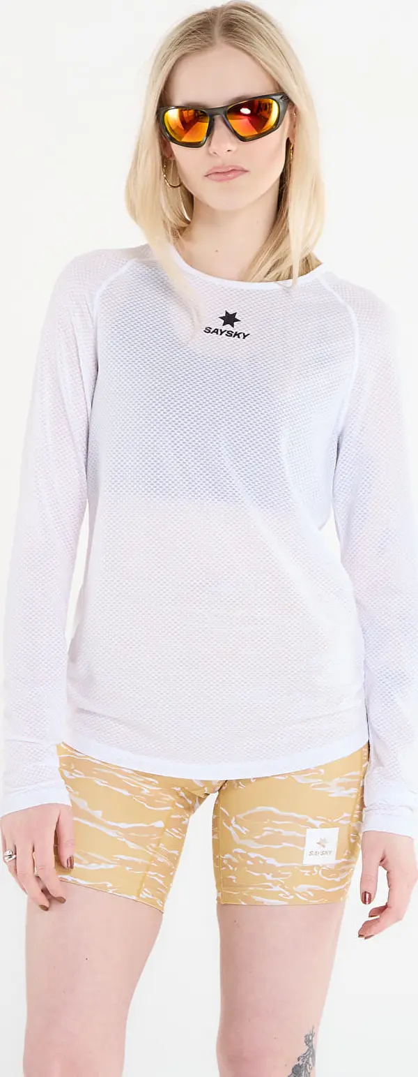 SAYSKY Majice SAYSKY Mesh Base Layer Long Sleeve White L