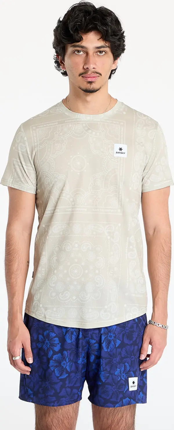SAYSKY Majice SAYSKY Paisley Combat T-shirt Beige Paisley AOP S