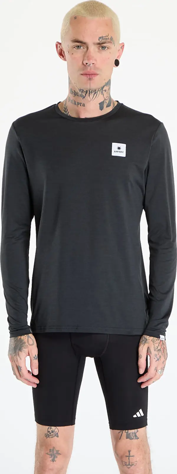 SAYSKY Majice SAYSKY Reflective Logo Pace Long Sleeve Black S