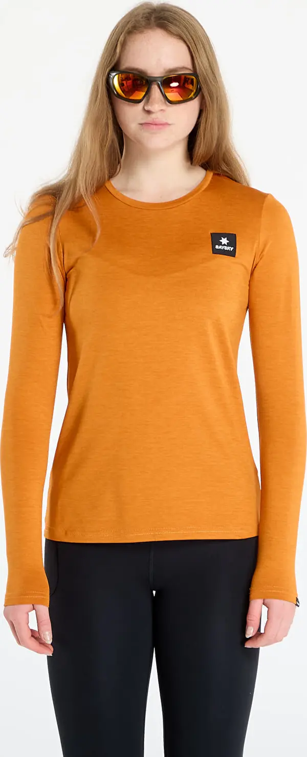 SAYSKY Majice SAYSKY W Reflective Logo Pace Long Sleeve Orange L