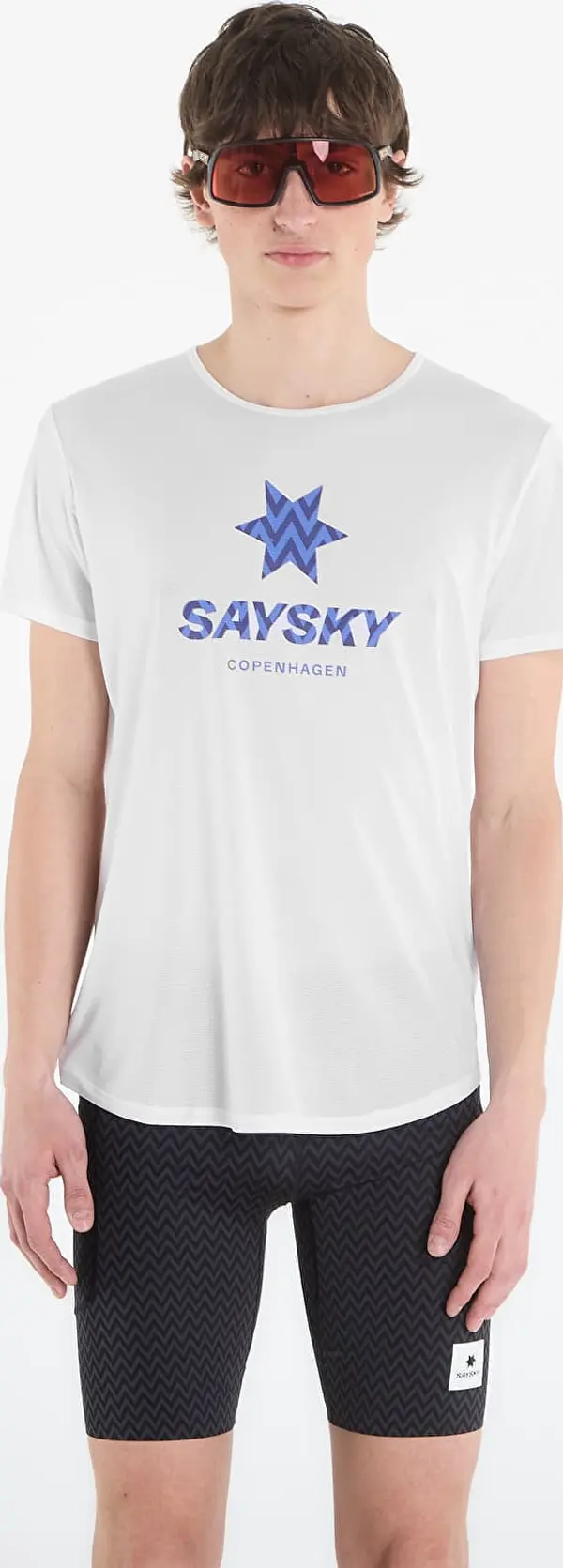 SAYSKY Majice SAYSKY Zig Zag Flow T-shirt White S