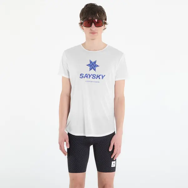 SAYSKY Majice SAYSKY Zig Zag Flow T-shirt White XL