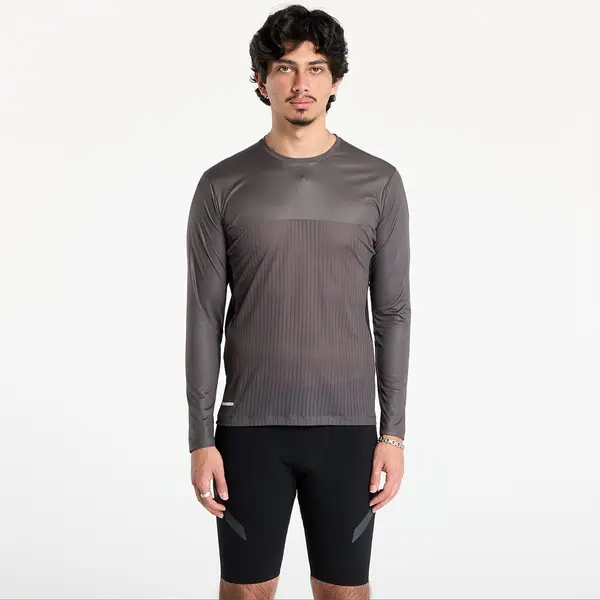 SOAR Running Majice SOAR Men's Long Sleeve Hot Weather T-Shirt Black/ Grey L