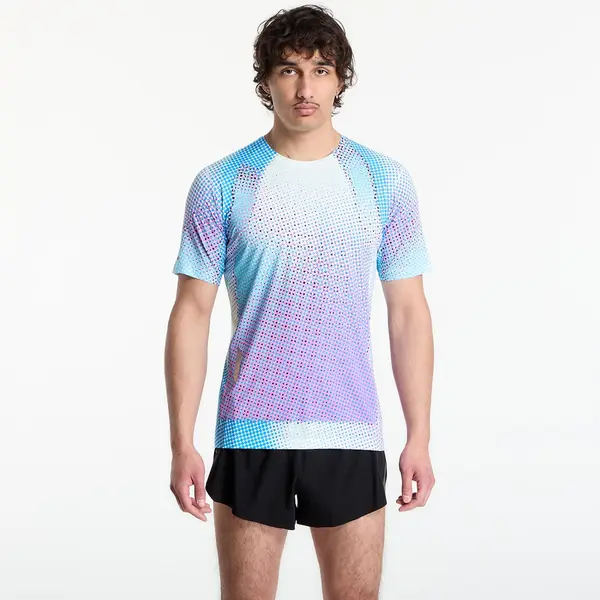 SOAR Running Majice SOAR Printed Tech T Blue/ Magenta XL