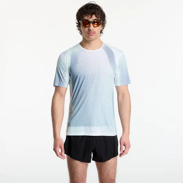 SOAR Running Majice SOAR Printed Tech T Grey/ Sage Dots L