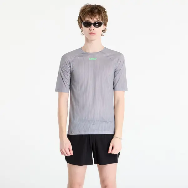 SOAR Running Majice SOAR Race Tee Silver Grey L