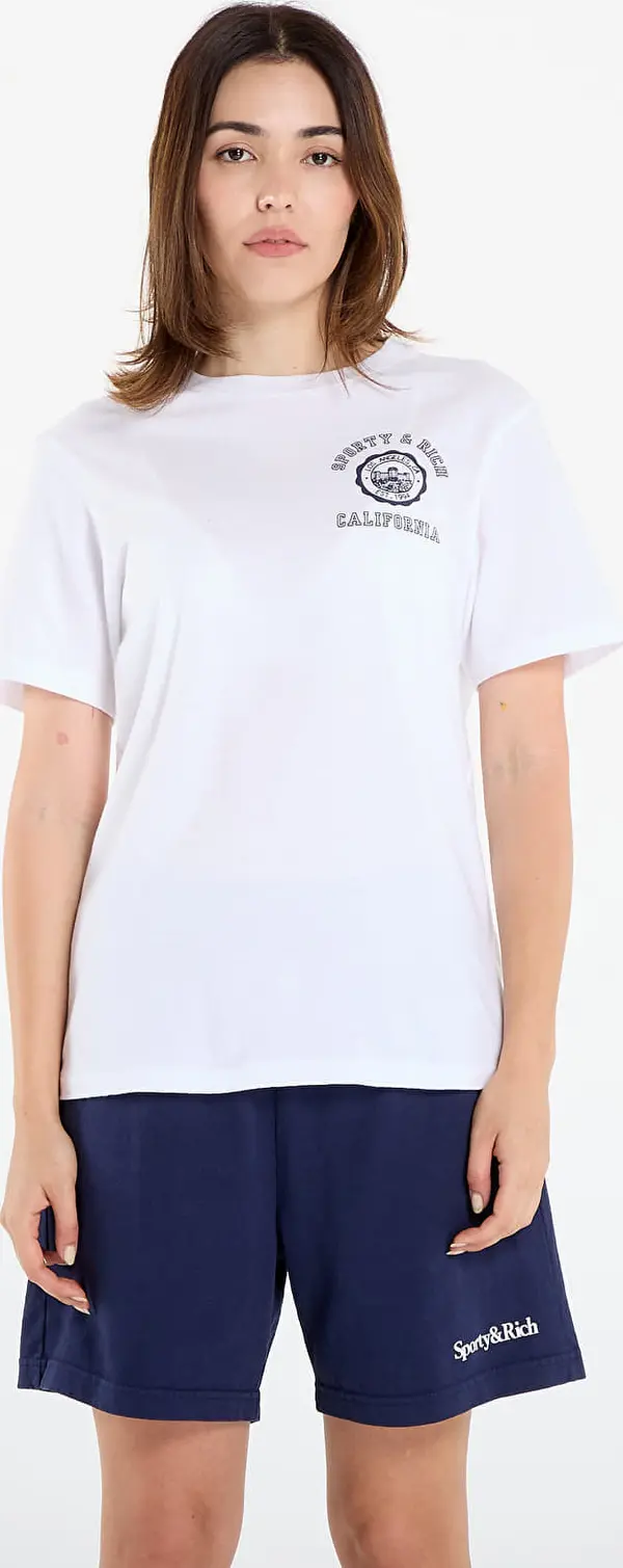 Sporty & Rich Majice Sporty & Rich California Emblem Soft T-Shirt UNISEX White XS