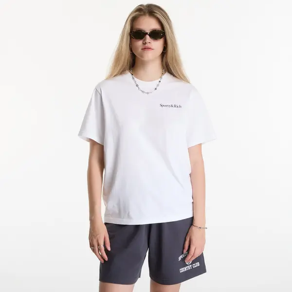 Sporty & Rich Majice Sporty & Rich Drink More Water Tshirt UNISEX White L
