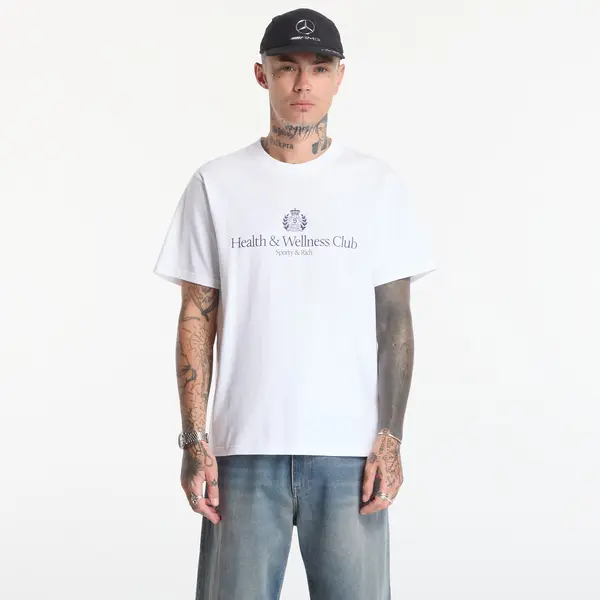 Sporty & Rich Majice Sporty & Rich H&W Crest Tshirt UNISEX White S
