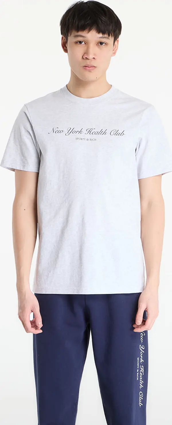 Sporty & Rich Majice Sporty & Rich NY Health Club T-Shirt UNISEX Heather Gray M