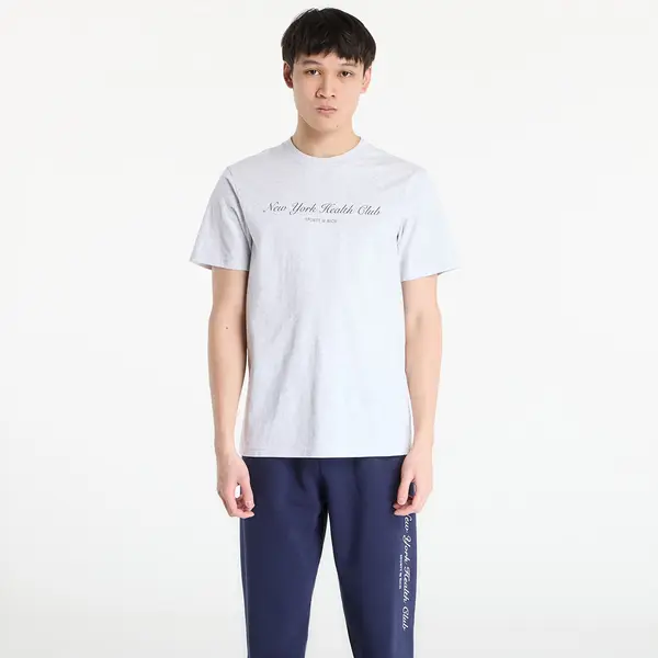 Sporty & Rich Majice Sporty & Rich NY Health Club T-Shirt UNISEX Heather Gray XS