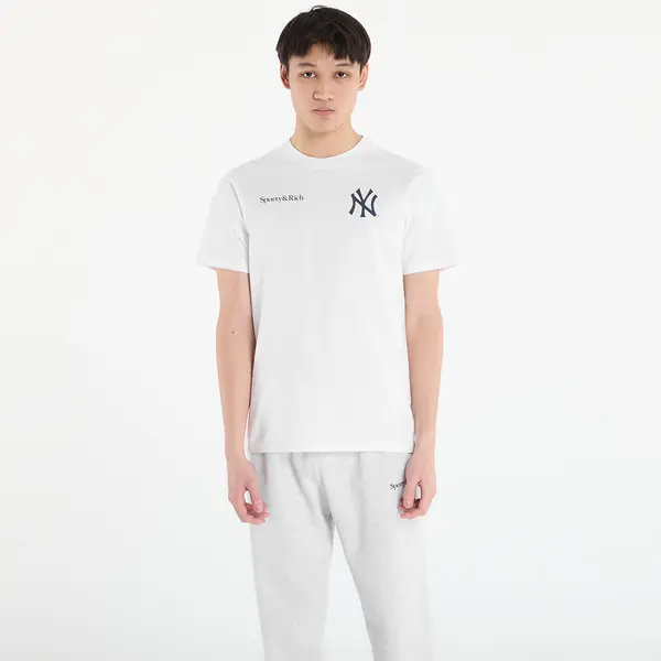Sporty & Rich Majice Sporty & Rich Yankees Curve T-Shirt UNISEX White M