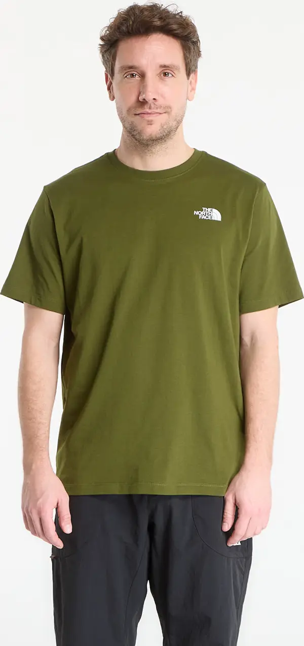The North Face Majice The North Face Box Nse Regular Short Sleeve Tee Woodland Green M