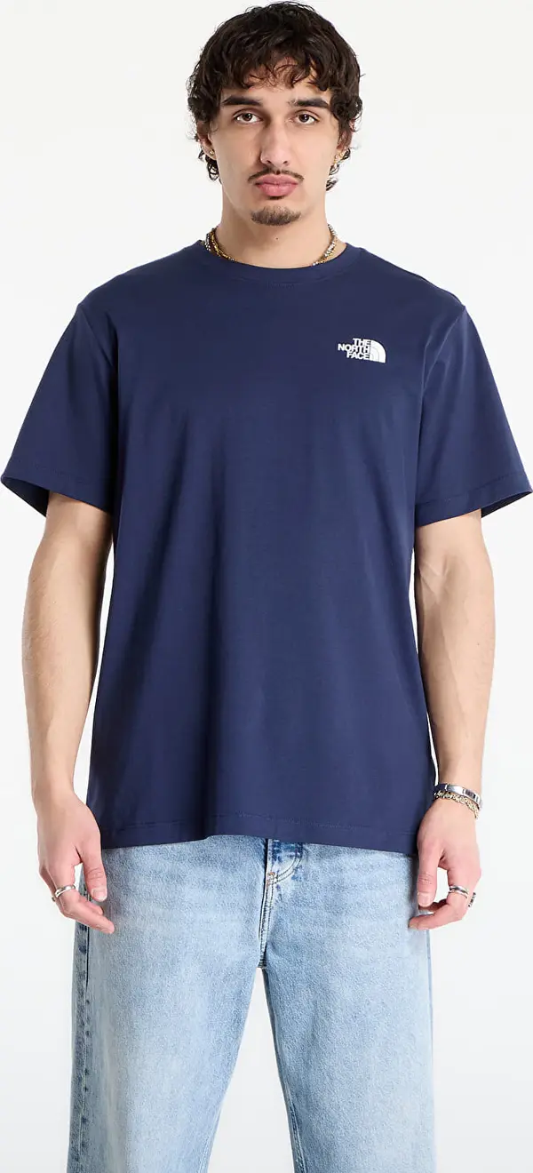 The North Face Majice The North Face Evolution Box Nse Short Sleeve Tee Summit Navy M