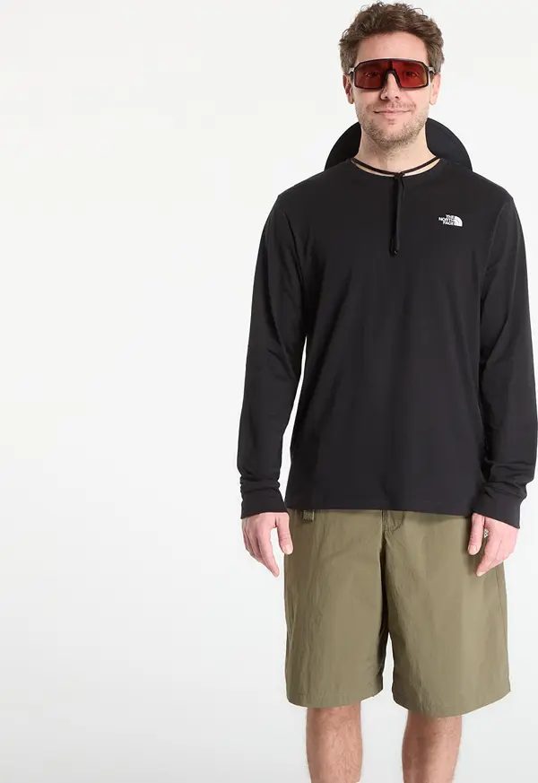 The North Face Majice The North Face Evolution Simple Dome Long Sleeve Tee TNF Black XXL