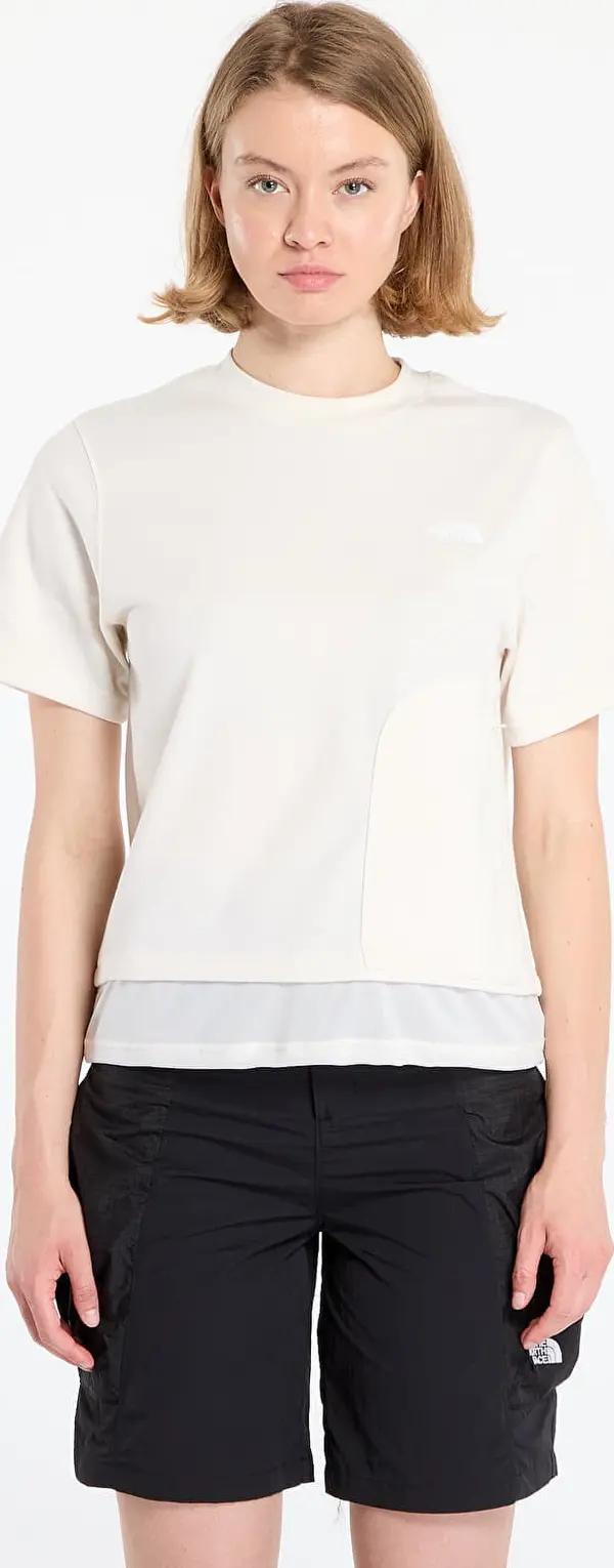 The North Face Majice The North Face Fabric Mix Ss Tee - Ap White Dune S