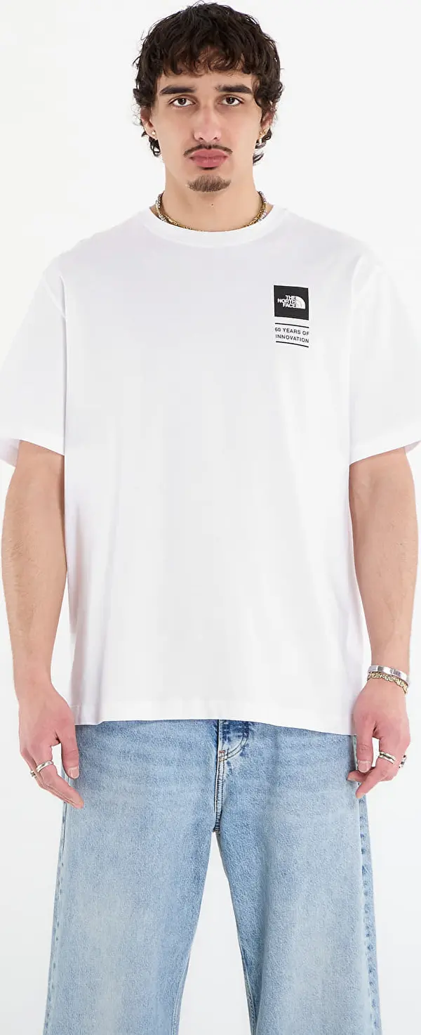 The North Face Majice The North Face Icon Celebration Regular Short Sleeve Tee-Graphic TNF White XL