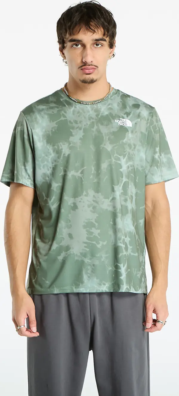 The North Face Majice The North Face M 24/7 Short Sleeves Regular Tee Bark Mist Light Refractions Print XXL