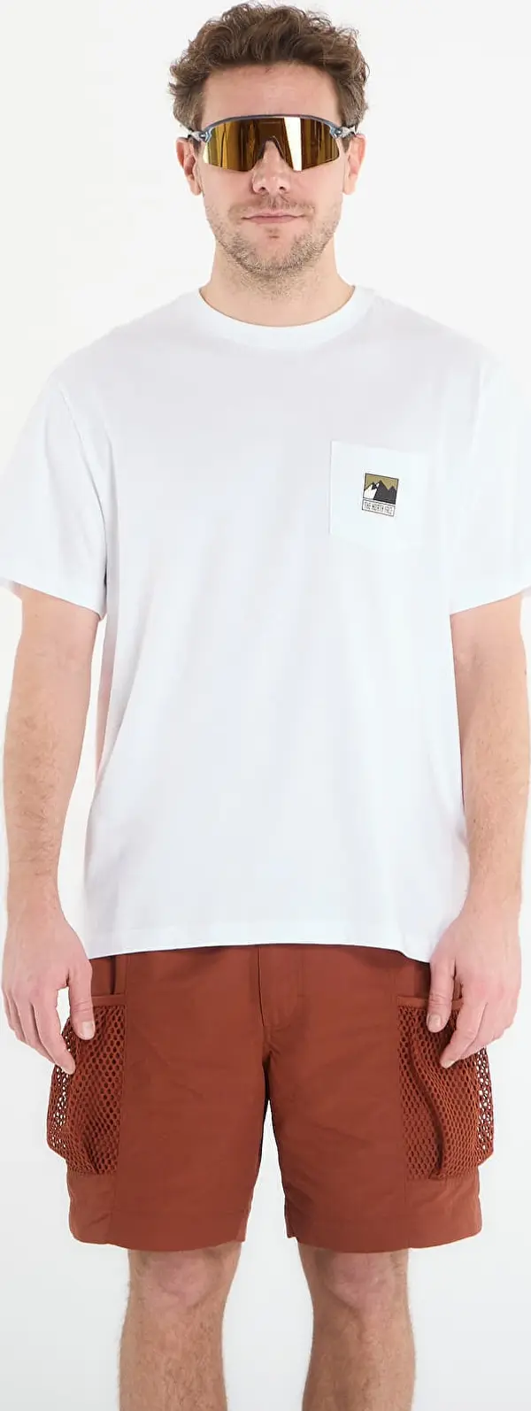 The North Face Majice The North Face Mountain Logo Relaxed Short Sleeve Tee-Graphic TNF White XL