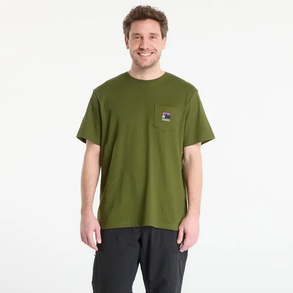 The North Face Majice The North Face Mountain Logo Relaxed Short Sleeve Tee-Graphic Woodland Green S
