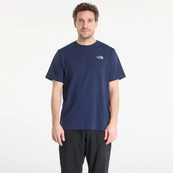 The North Face Majice The North Face Mountain Sketch Regular Short Sleeve Tee-Graphic Summit Navy L