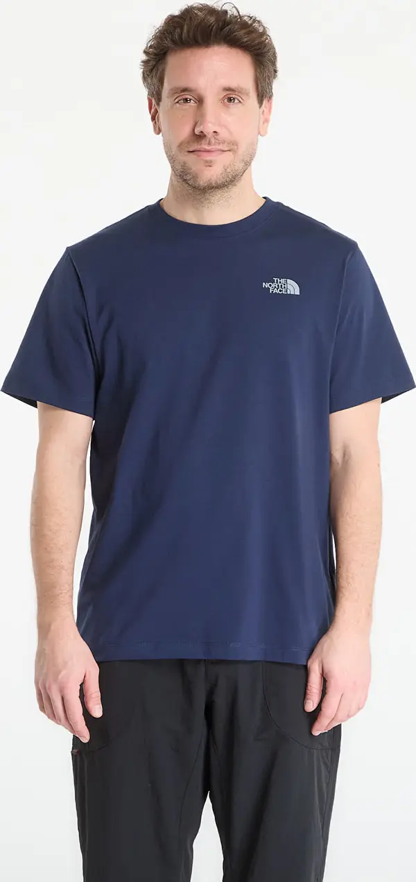 The North Face Majice The North Face Mountain Sketch Regular Short Sleeve Tee-Graphic Summit Navy M
