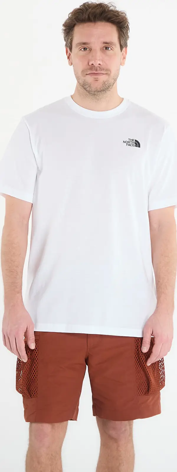 The North Face Majice The North Face Mountain Sketch Regular Short Sleeve Tee-Graphic TNF White S