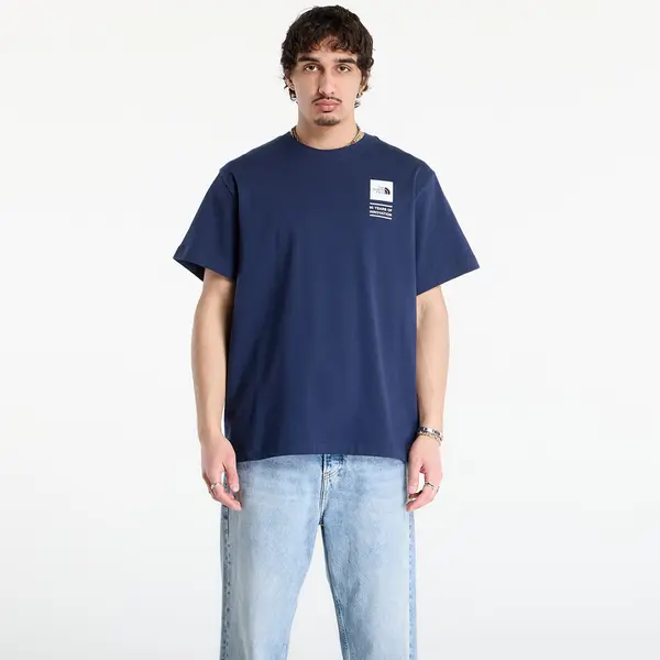 The North Face Majice The North Face TNF Celebration Relaxed Short Sleeve Tee-Graphic Summit Navy S