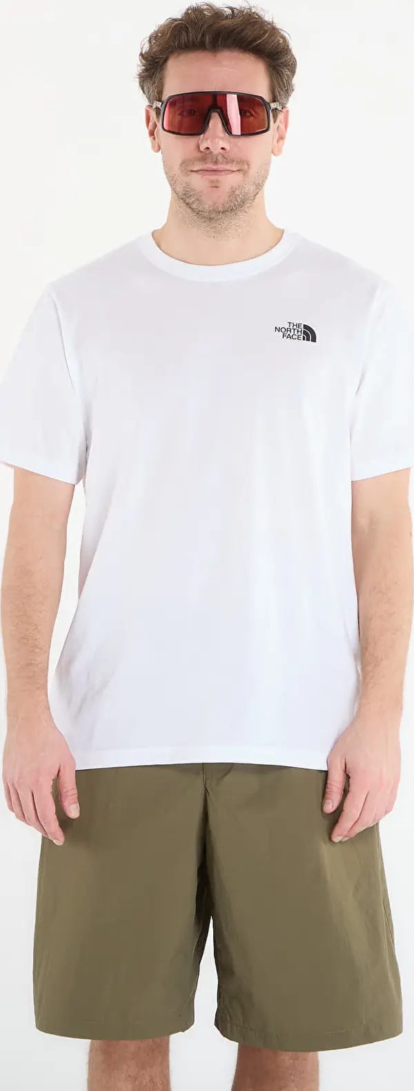 The North Face Majice The North Face Vertical Regular Short Sleeve Tee-Graphic TNF White XXL