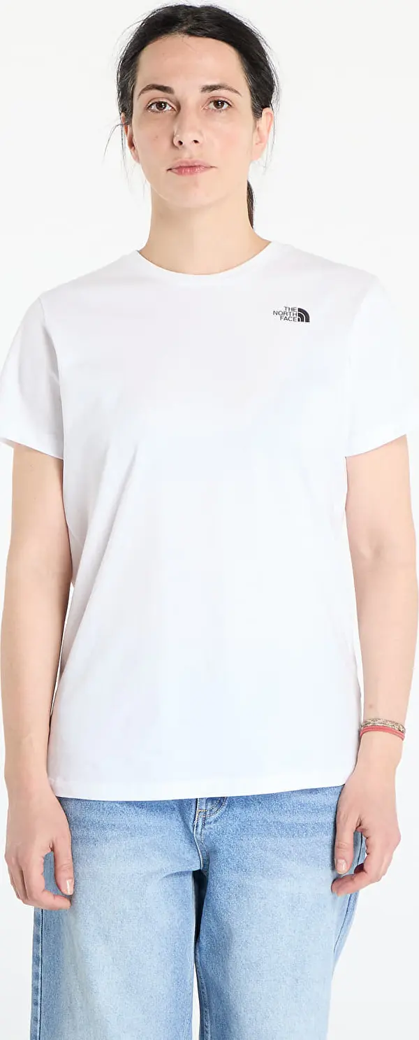 The North Face Majice The North Face W S/S Simple Dome Tee Tnf White L