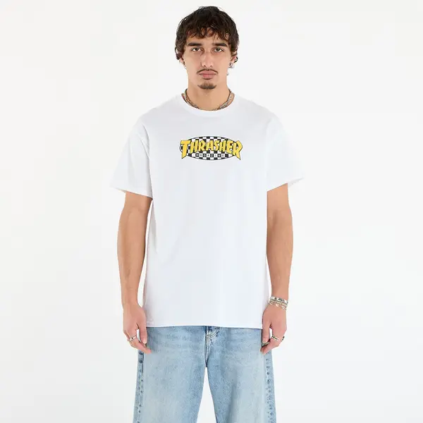 Thrasher Majice Thrasher Checkered Oval T-Shirt White M